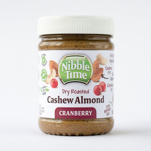 Nibble Time Cashew-Mandeln-Cranberry-Creme ohne Palmöl
